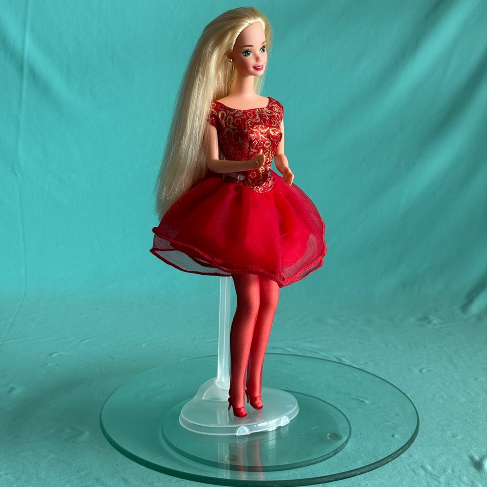 Barbie Doll in Red Dress